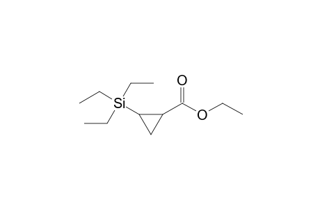 2-triethylsilyl-1-cyclopropanecarboxylic acid ethyl ester