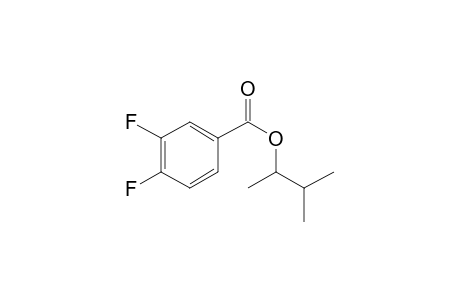 3,4-Difluorobenzoic acid, 3-methylbutyl-2 ester