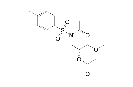 Acetamide, N-[2-(acetyloxy)-3-methoxypropyl]-N-[(4-methylphenyl)sulfonyl]-, (R)-