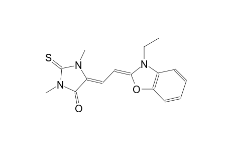 4-imidazolidinone, 5-[(2Z)-2-(3-ethyl-2(3H)-benzoxazolylidene)ethylidene]-1,3-dimethyl-2-thioxo-, (5Z)-