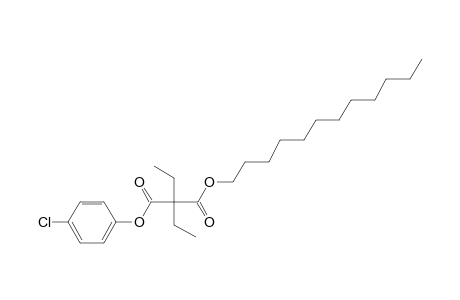 Diethylmalonic acid, 4-chlorophenyl dodecyl ester