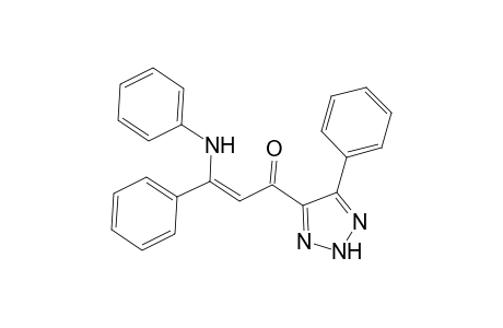 2-Propen-1-one, 3-phenyl-3-(phenylamino)-1-(5-phenyl-1H-1,2,3-triazol-4-yl)-