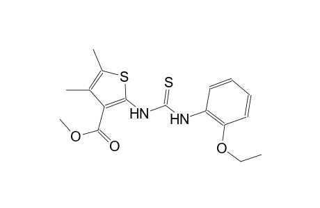 methyl 2-{[(2-ethoxyanilino)carbothioyl]amino}-4,5-dimethyl-3-thiophenecarboxylate
