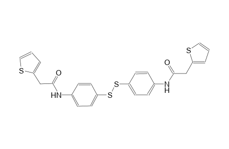 2-(2-thienyl)-N-[4-({4-[(2-thienylacetyl)amino]phenyl}disulfanyl)phenyl]acetamide