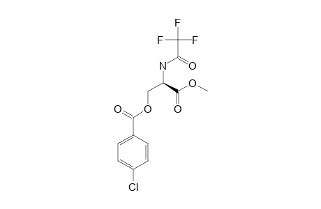 METHYL-(2S)-3-(m-CHLOROBENZOYLOXY)-N-TRIFLUOROACETYL-ALANINATE