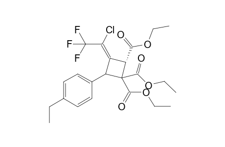 4-(1-Chloro-2,2,2-trifluoroethylidene)-3-(4-ethylphenyl)cyclobutane-1,1,2-tricarboxylate