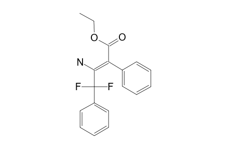ETHYL-3-AMINO-4,4-DIFLUORO-4-PHENYL-2-PHENYL-2-BUTENOATE