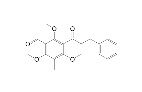 3'-Formyl-2',4',6'-trimethoxy-5'-methyl-dihydrochalcone
