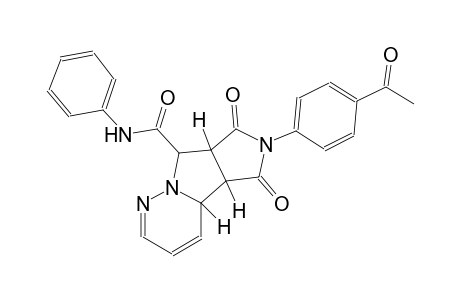 (4aR,4bS,7aR,8S)-6-(4-acetylphenyl)-5,7-dioxo-N-phenyl-4b,5,6,7,7a,8-hexahydro-4aH-pyrrolo[3',4':3,4]pyrrolo[1,2-b]pyridazine-8-carboxamide