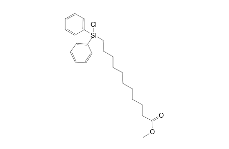 Diphenylcholorosilylmethylundeacanoate