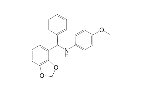 N-{Benzo[d]dioxol-6'-yl)(phenyl)methyl}-4-methoxybenzenamine