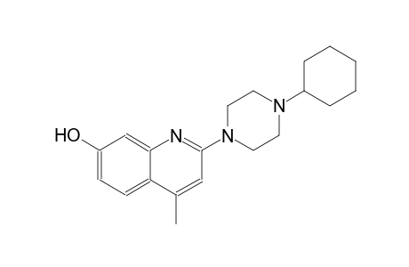 7-quinolinol, 2-(4-cyclohexyl-1-piperazinyl)-4-methyl-