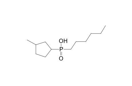 HEXYL(3-METHYLCYCLOPENTYL)PHOSPHINIC ACID (DIASTEREOMER MIXTURE)