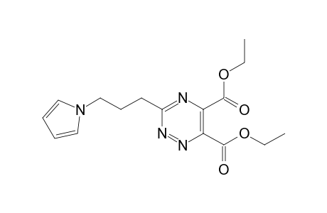 3-(3-pyrrol-1-ylpropyl)-1,2,4-triazine-5,6-dicarboxylic acid diethyl ester