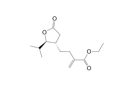 trans-4-(3-Carbethoxy-2-butenyl)-5-isopropyltetrahydrofuran-2-one