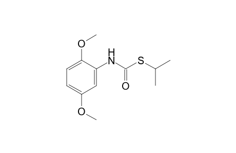 2,5-dimethoxythiocarbanilic acid, S-isopropyl ester