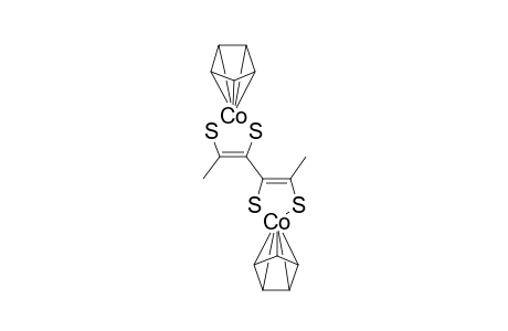 .mu.-(1,4-Dimethyl-1,3-butadiene-1,2,3,4-tetrathioato)-bis[(.eta.5)-cyclopentadieny]cobalt(III)