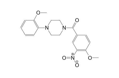 1-(4-methoxy-3-nitrobenzoyl)-4-(2-methoxyphenyl)piperazine