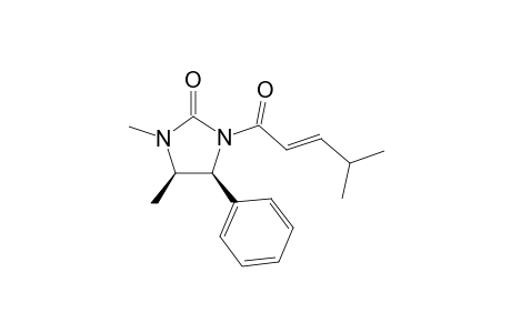 (4S,5R)-1,5-dimethyl-3-[(E)-4-methyl-1-oxopent-2-enyl]-4-phenyl-2-imidazolidinone