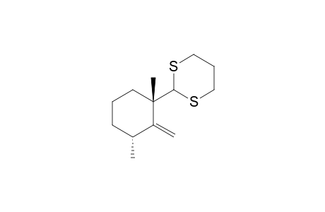 2-[(1S,3R)-1,3-dimethyl-2-methylene-cyclohexyl]-1,3-dithiane