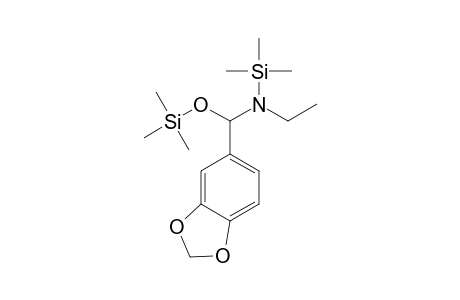 N-(1,3-benzodioxol-5-yl((trimethylsilyl)oxy)methyl)-N-ethyltrimethylsilanamine