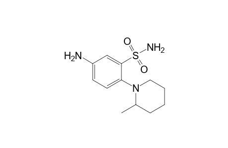 5-Amino-2-(2-methyl-1-piperidinyl)benzenesulfonamide
