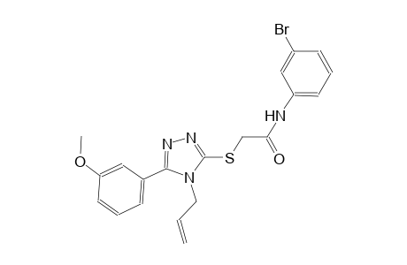 2-{[4-allyl-5-(3-methoxyphenyl)-4H-1,2,4-triazol-3-yl]sulfanyl}-N-(3-bromophenyl)acetamide