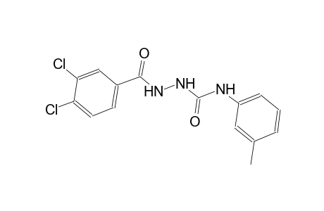 2-(3,4-dichlorobenzoyl)-N-(3-methylphenyl)hydrazinecarboxamide