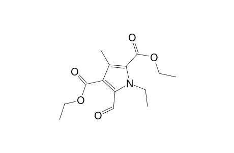 Diethyl 1-ethyl-5-formyl-3-methylpyrrole-2,4-dicarboxylate