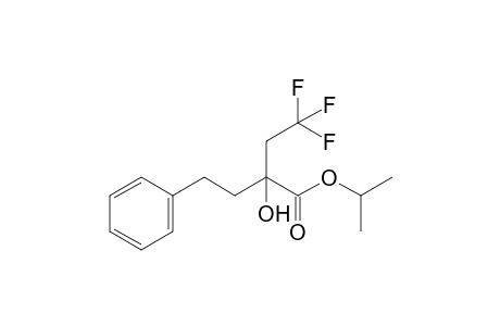 Isopropyl 4,4,4-trifluoro-2-hydroxy-2-phenethylbutanoate