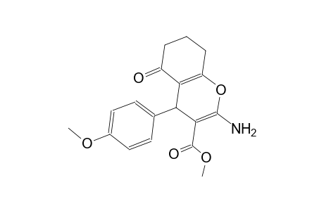 methyl 2-amino-4-(4-methoxyphenyl)-5-oxo-5,6,7,8-tetrahydro-4H-chromene-3-carboxylate