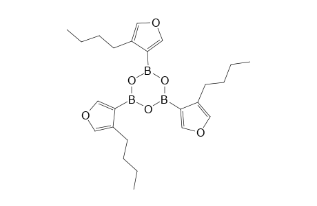 2,4,6-tris(4-butyl-3-furanyl)-1,3,5,2,4,6-trioxatriborinane