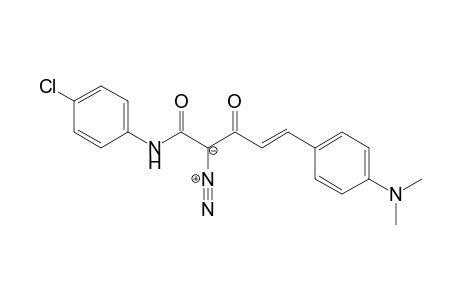 (E)-N-(4-chlorophenyl)-2-diazo-5-(4-(dimethylamino)phenyl)-3-oxopent-4-enamide