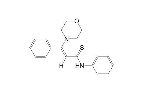 (2Z)-3-(4-morpholinyl)-N,3-diphenyl-2-propenethioamide