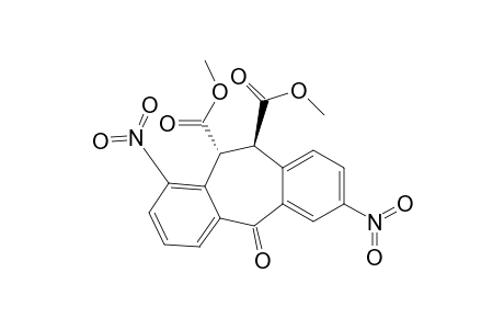 5H-Dibenzo[a,d]cycloheptene-10,11-dicarboxylic acid, 10,11-dihydro-1,7-dinitro-5-oxo-, dimethyl ester, (10R-trans)-