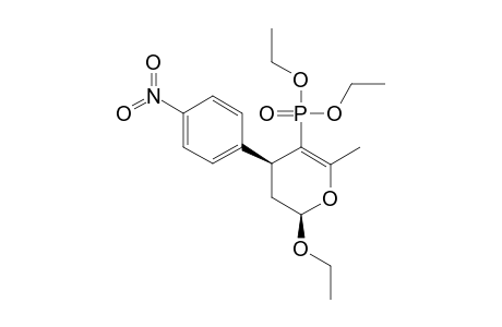 5-(DIETHOXYPHOSPHORYL)-3,4-DIHYDRO-2-ETHOXY-6-METHYL-4-(4-NITROPHENYL)-2H-PYRAN;CIS-ISOMER