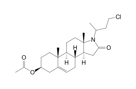 (20.xi.)-3.beta.-Acetoxy-23-chloro-24-nor-17-azachol-5-en-16-one