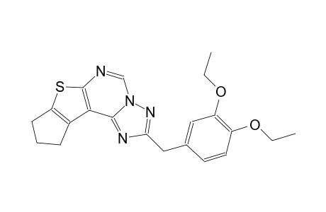 2-(3,4-diethoxybenzyl)-9,10-dihydro-8H-cyclopenta[4,5]thieno[3,2-e][1,2,4]triazolo[1,5-c]pyrimidine