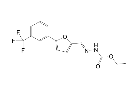 ethyl (2E)-2-({5-[3-(trifluoromethyl)phenyl]-2-furyl}methylene)hydrazinecarboxylate