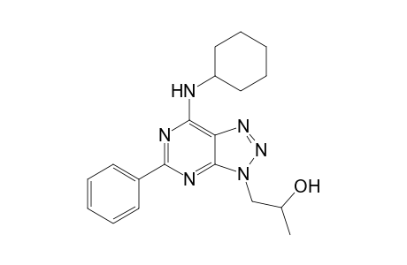 6-Cyclohexylamino-9-(2-hydroxypropyl)-2-phenyl-8-azapurine