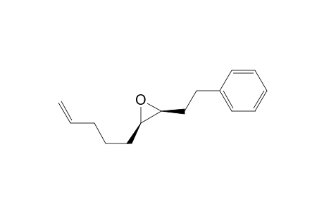 Oxirane, 2-(4-pentenyl)-3-(2-phenylethyl)-, cis-