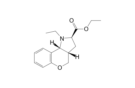 (2R,3aS,9bR)-1-ethyl-3,3a,4,9b-tetrahydro-2H-chromeno[4,3-b]pyrrole-2-carboxylic acid ethyl ester