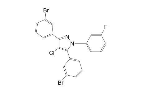 3,5-bis(3-bromophenyl)-4-chloro-1-(3-fluorophenyl)-1H-pyrazole
