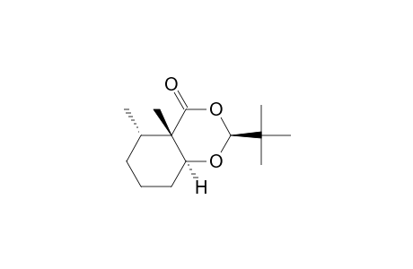 4H-1,3-Benzodioxin-4-one, 2-(1,1-dimethylethyl)hexahydro-4a,5-dimethyl-, [2S-(2.alpha.,4a.alpha.,5.beta.,8a.beta.)]-