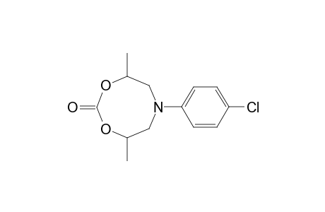 (EQU,EQU)-4,8-DIMETHYL-6-(PARA-CHLORPHENYL)-5,6,7,8-TETRAHYDRO-4H-1,3,6-DIOXAZOCIN-2-ONE