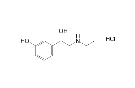 alpha-[(ethylamino)methyl]-m-hydroxybenzyl alcohol, hydrochloride
