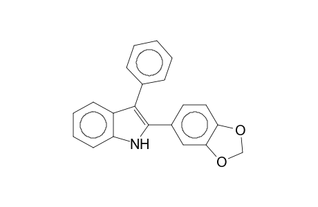 1H-Indole, 2-(1,3-benzodioxol-5-yl)-3-phenyl-