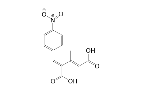 (2E,4E)-3-methyl-4-(4-nitrobenzylidene)-2-pentenedioic acid