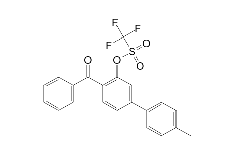4-Benzoyl-4'-methylbiphenyl-3-yl Trifluoromethanesulfonate