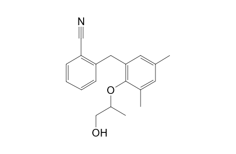 2-(2-((1-Hydroxypropan-2-yl)oxy)-3,5-dimethylbenzyl)benzonitrile